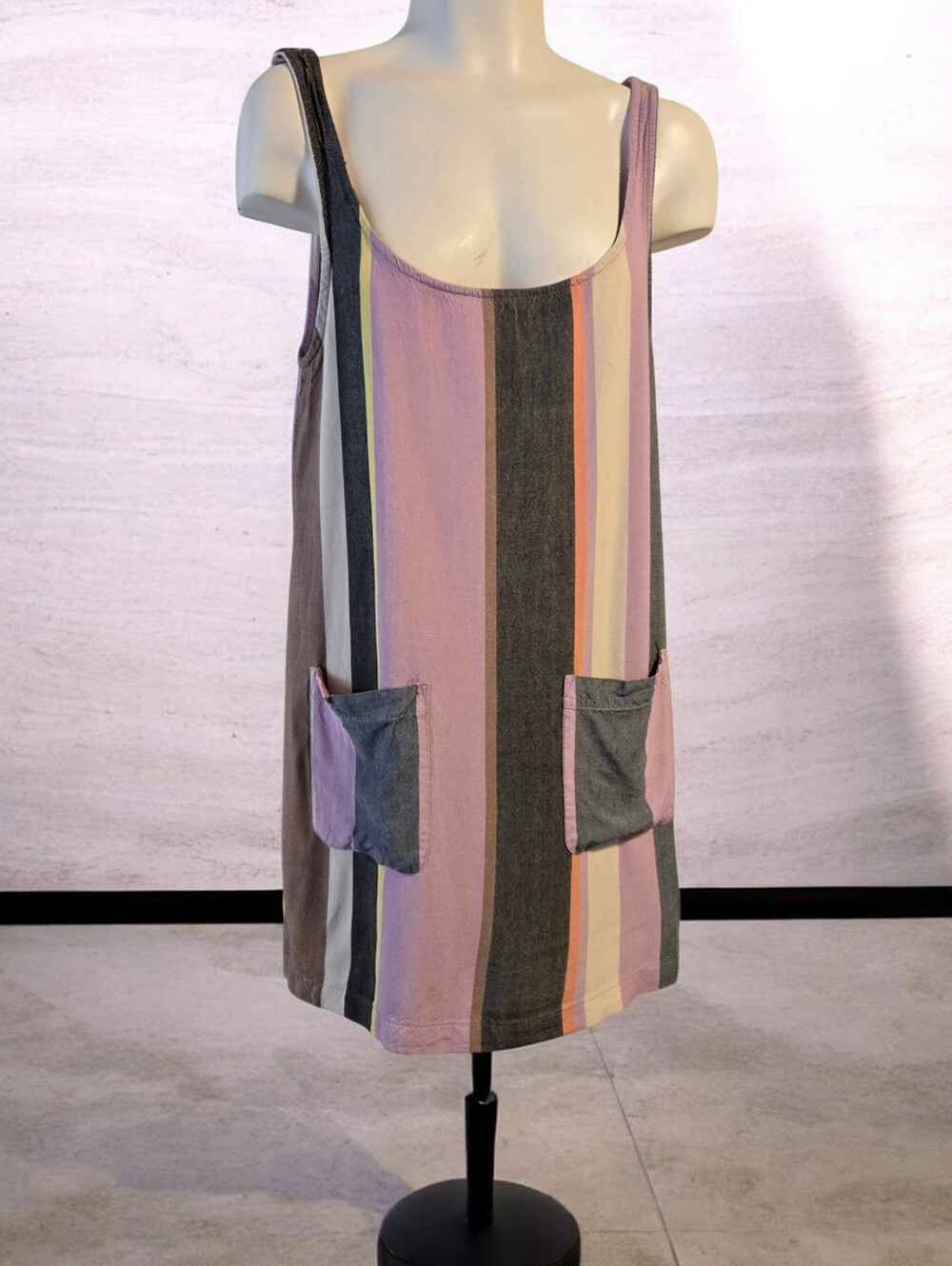 Patrons of Peace Striped Sleeveless Mini Dressβ / Tunic Size Small